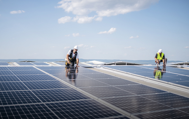 التدفئة الشمسية المركزية